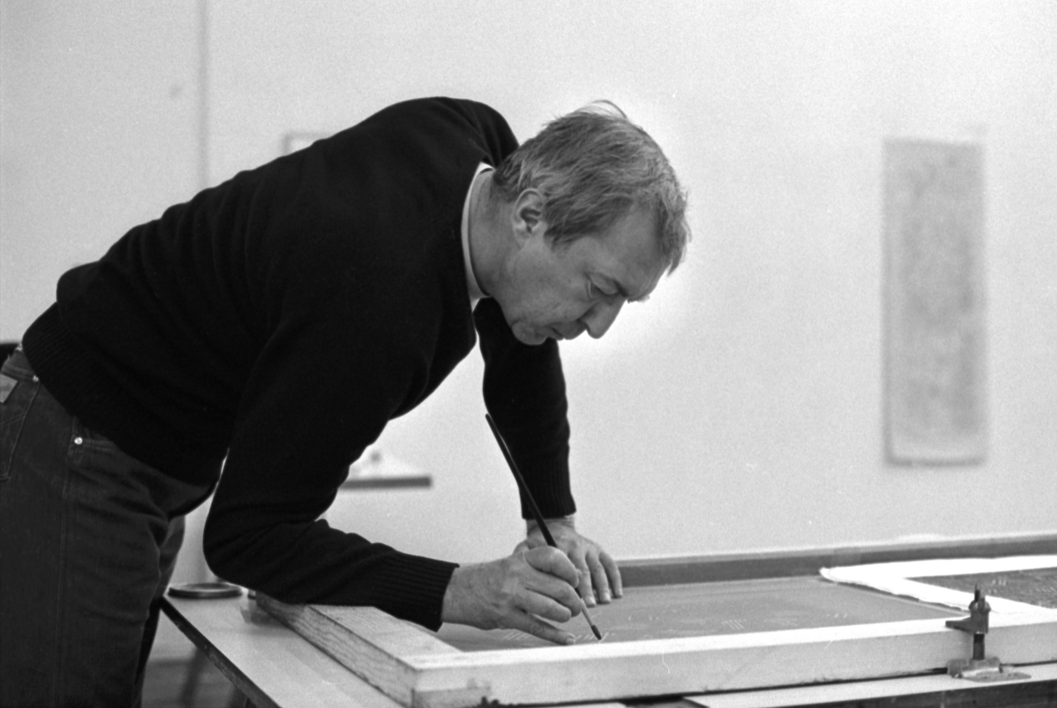 ジャスパー　ジョンズ Jasper Johns 'Numbers in Color' 1976 Vintage Original Poster